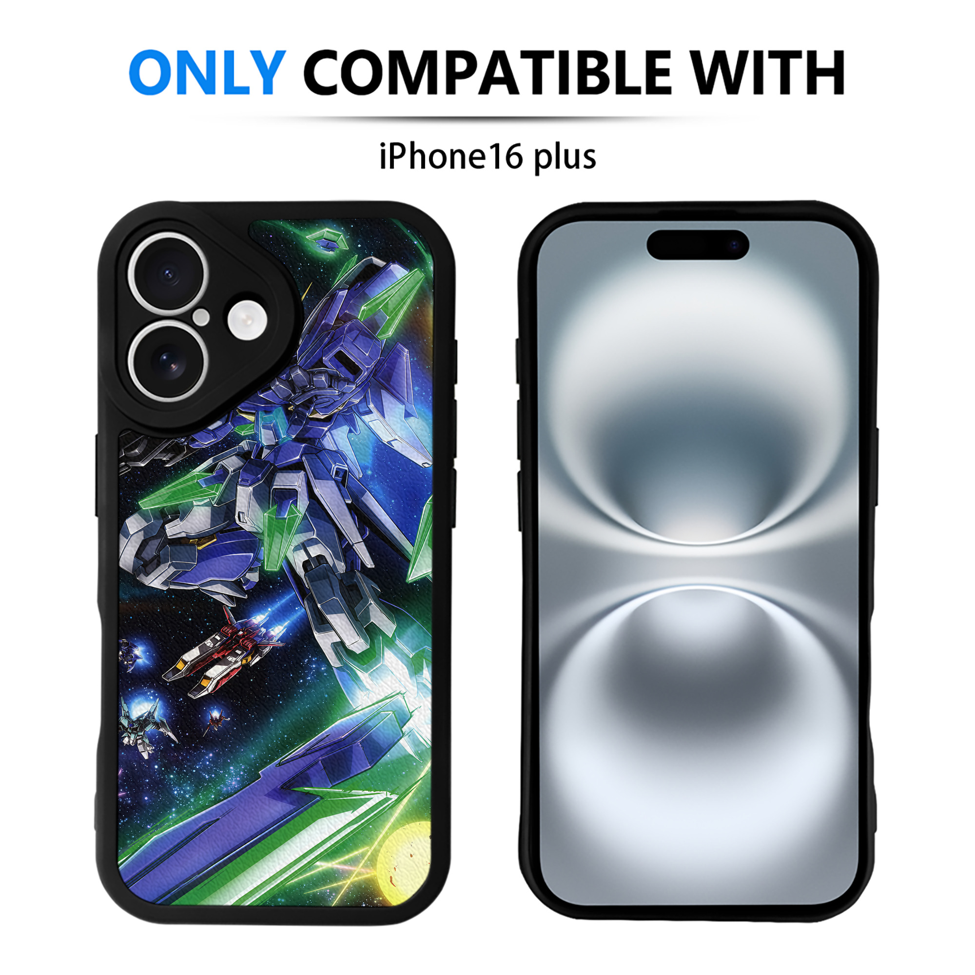 （画像用） 機動戦士ガンダム Mobile Suit Gundam 【iPhone 16シリーズ対応】シリコンスマホケース（レザー調） 材質：シリコン